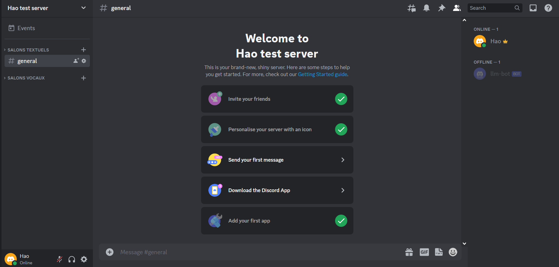 Screenshot server with bot